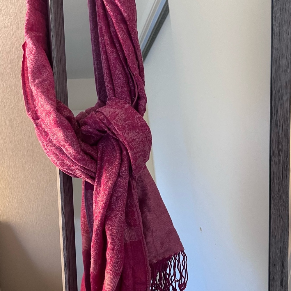Elegant Pink Scarf